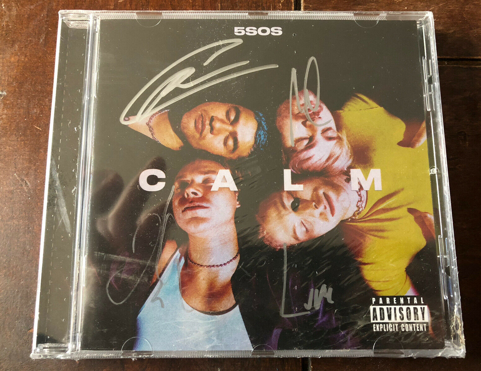 5 Seconds Of Summer Calm Autographed CD Signed