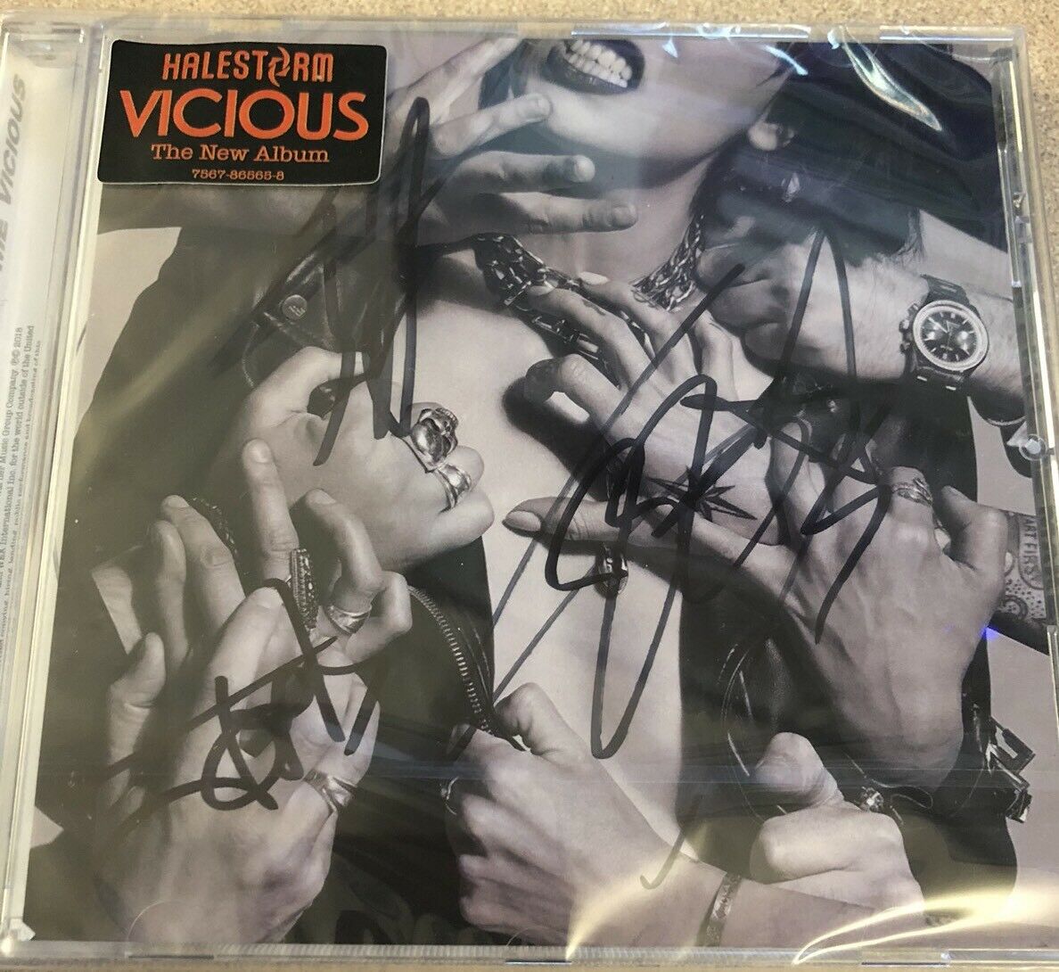 Halestorm Vicious Autographed CD