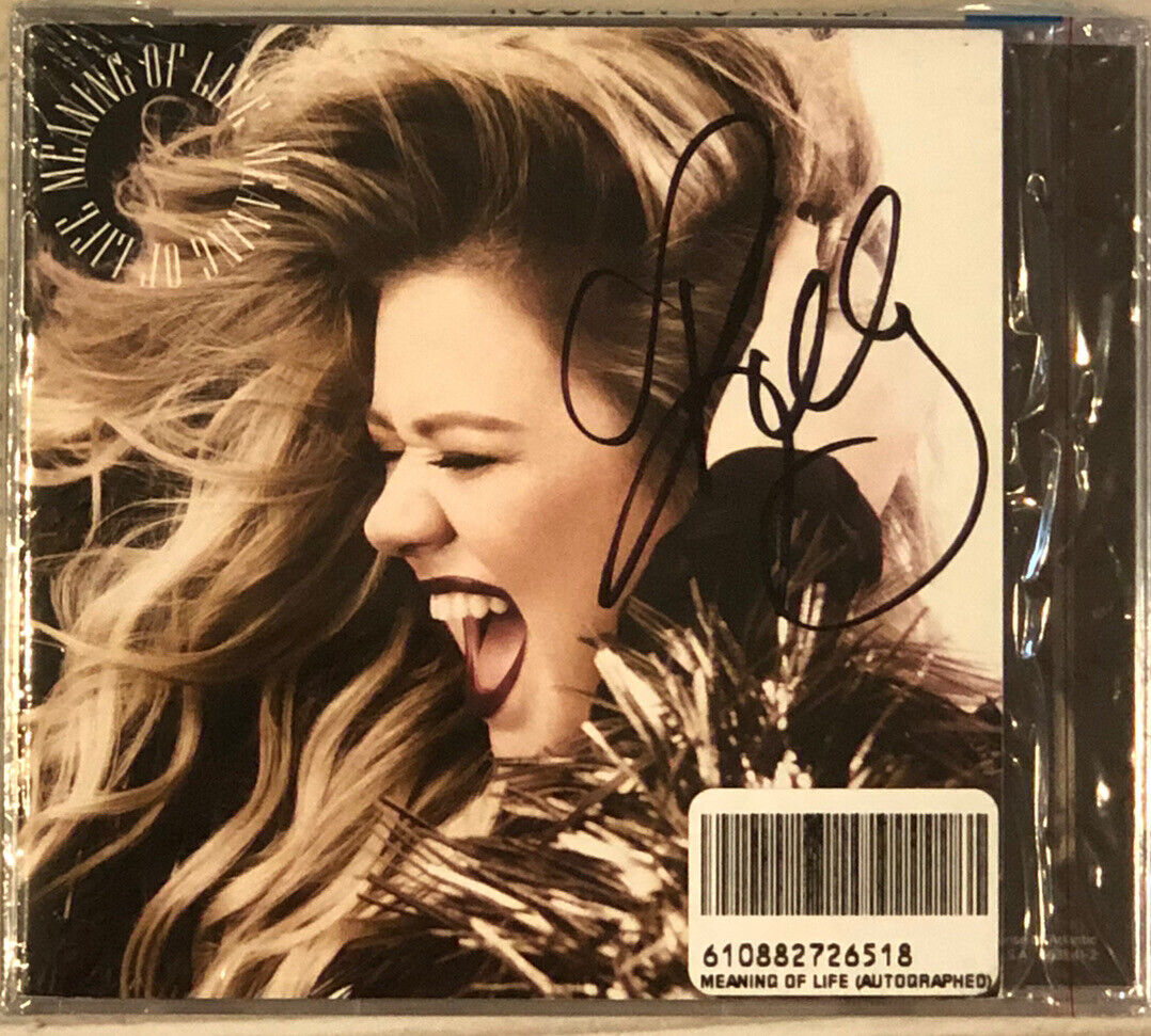 KELLY CLARKSON Meaning Of Life Autographed CD Booklet Sealed