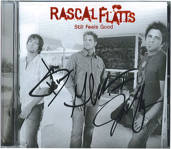Rascal Flatts Still Feels Good Autographed CD