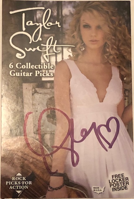 Taylor Swift Autographed Mini Poster
